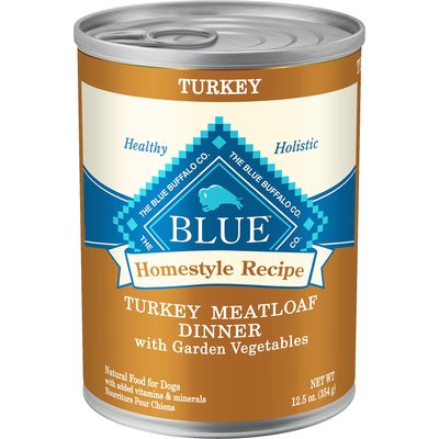 Blue Buffalo Blue Buffalo Homestyle Recipe Turkey Meatloaf Dinner Canned Dog Food
