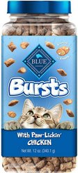 Blue Buffalo Indoor Health Chicken & Brown Rice Recipe Adult Dry Food + Bursts with Paw-Licken Chicken Cat Treats slide 2 of 9