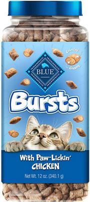 Show full view: Blue Buffalo Indoor Health Chicken & Brown Rice Recipe Adult Dry Food + Bursts with Paw-Licken Chicken Cat Treats slide 2 of 9