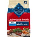 Blue Buffalo Life Protection Formula Adult Beef & Brown Rice Recipe Dry Dog Food, 34-lbs bag