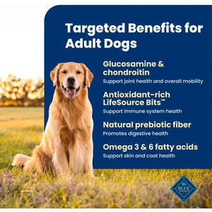 Blue Buffalo Life Protection Formula Adult Chicken & Brown Rice Recipe Dry Dog Food, 15-lb bag
