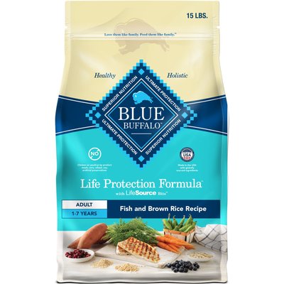 Blue Buffalo Blue Buffalo Fish & Sweet Potato Recipe Adult Dry Dog Food, 15 lb