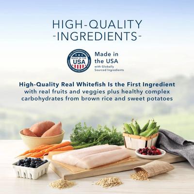 Show full view: Blue Buffalo Life Protection Formula Adult Fish & Brown Rice Recipe Dry Dog Food, 60-lb bundle slide 5 of 12