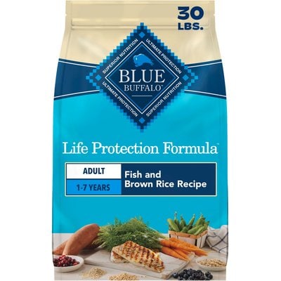 Blue Buffalo Blue Buffalo Fish & Sweet Potato Recipe Adult Dry Dog Food, 30 lb