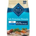 Blue Buffalo Life Protection Formula Adult Fish & Brown Rice Recipe Dry Dog Food, 30-lb bag