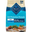 Blue Buffalo Life Protection Formula Adult Fish & Brown Rice Recipe Dry Dog Food, 34-lb bag