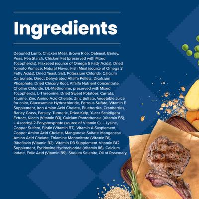 Show full view: Blue Buffalo Life Protection Formula Adult Lamb & Brown Rice Recipe Dry Dog Food, 15-lb bag slide 6 of 12