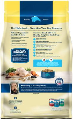 Show full view: Blue Buffalo Life Protection Formula Healthy Weight Adult Chicken & Brown Rice Recipe Dry Dog Food, 15-lb bag slide 3 of 12