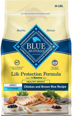 Blue Buffalo Life Protection Formula Healthy Weight Adult Chicken & Brown Rice Recipe Dry Dog Food
