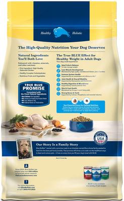 Show full view: Blue Buffalo Life Protection Formula Healthy Weight Adult Chicken & Brown Rice Recipe Dry Dog Food, 34-lb bag slide 3 of 12