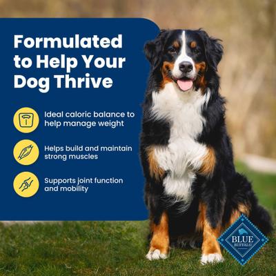 Show full view: Blue Buffalo Life Protection Formula Healthy Weight Adult Chicken & Brown Rice Recipe Dry Dog Food, 34-lb bag slide 5 of 12