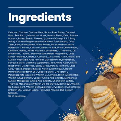 Show full view: Blue Buffalo Life Protection Formula Healthy Weight Adult Chicken & Brown Rice Recipe Dry Dog Food, 34-lb bag slide 6 of 12