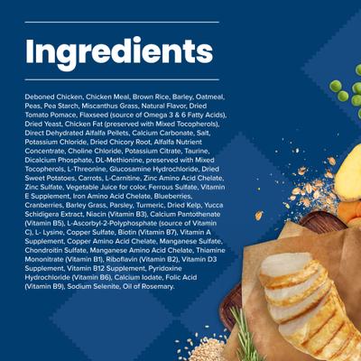 Show full view: Blue Buffalo Life Protection Formula Healthy Weight Large Breed Adult Weight-Control Chicken & Brown Rice Recipe Dry Dog Food, 30-lb bag slide 6 of 12