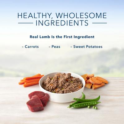 Show full view: Blue Buffalo Life Protection Formula Lamb & Brown Rice Dry Food + Homestyle Recipe Lamb Dinner with Garden Vegetables Canned Dog Food slide 4 of 10