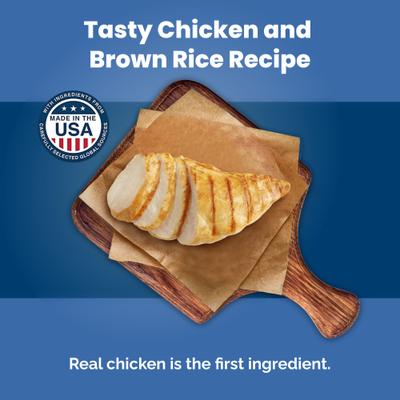 Show full view: Blue Buffalo Life Protection Formula Large Breed Adult Chicken & Brown Rice Recipe Dry Food + Health Bars Baked with Bacon, Egg & Cheese Dog Treats slide 4 of 9