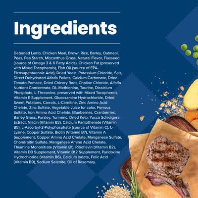 Show full view: Blue Buffalo Life Protection Formula Large Breed Adult Lamb & Brown Rice Recipe Dry Dog Food, 30-lb bag slide 6 of 12