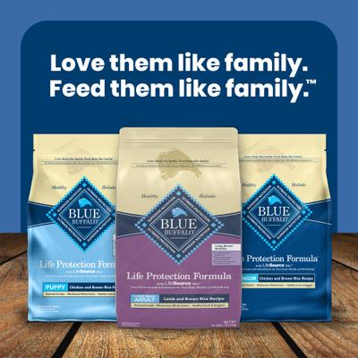 Show full view: Blue Buffalo Life Protection Formula Large Breed Adult Lamb & Brown Rice Recipe Dry Dog Food, 34-lb bag slide 10 of 12