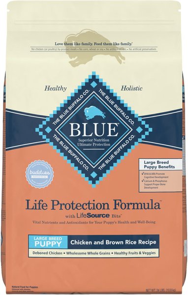 Blue Buffalo Life Protection Natural Chicken & Brown Rice Recipe Large Breed Puppy Dry Dog Food