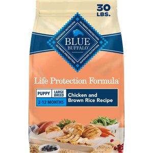 Blue Buffalo Life Protection Formula Large Breed Puppy Chicken & Brown Rice Recipe Dry Dog Food, 30-lb bag