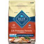 Blue Buffalo Life Protection Formula Large Breed Senior Chicken & Brown Rice Recipe Dry Dog Food, 30-lb bag