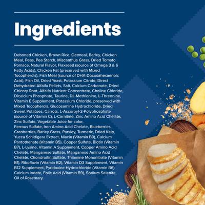 Show full view: Blue Buffalo Life Protection Formula Large Breed Senior Chicken & Brown Rice Recipe Dry Dog Food, 30-lb bag slide 6 of 12