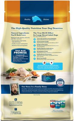 Show full view: Blue Buffalo Life Protection Formula Large Breed Senior Chicken & Brown Rice Recipe Dry Dog Food, 34-lb bag slide 3 of 12