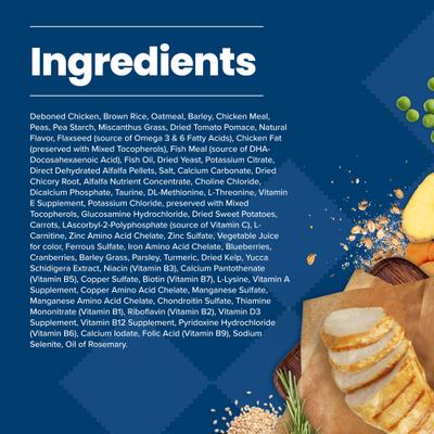 Show full view: Blue Buffalo Life Protection Formula Large Breed Senior Chicken & Brown Rice Recipe Dry Dog Food, 34-lb bag slide 6 of 12