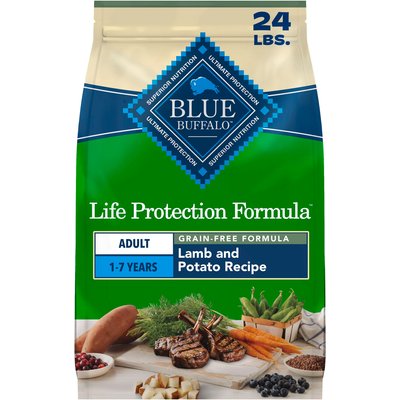 Blue Buffalo Blue Buffalo Life Protection Formula Natural Grain-Free Lamb & Potatoes Dry Dog Food, 24-lb bag
