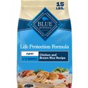 Blue Buffalo Life Protection Formula Puppy Chicken & Brown Rice Recipe Dry Dog Food, 15-lb bag