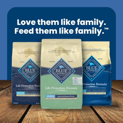 Show full view: Blue Buffalo Life Protection Formula Puppy Lamb & Oatmeal Recipe Dry Dog Food, 30-lb bag slide 10 of 12