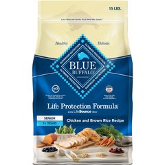 Blue Buffalo Life Protection Formula Senior Chicken & Brown Rice Recipe Dry Dog Food, 15-lb bag