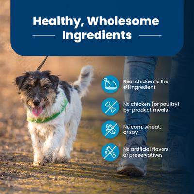 Show full view: Blue Buffalo Life Protection Formula Small Bite Adult Chicken & Brown Rice Recipe Dry Dog Food, 34-lb bag slide 7 of 12