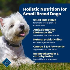 Blue Buffalo Life Protection Formula Small Breed Adult Chicken & Brown Rice Recipe Dry Dog Food, 15-lb bag
