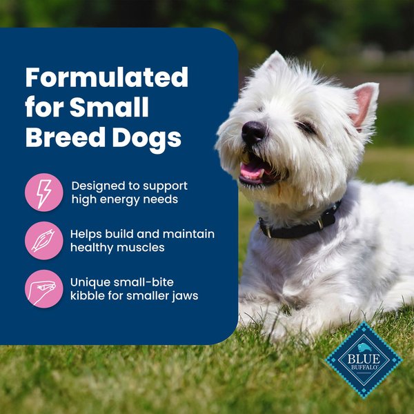 Show full view: Blue Buffalo Life Protection Formula Small Breed Adult Chicken & Brown Rice Recipe Dry Dog Food, 5-lb bag slide 5 of 12