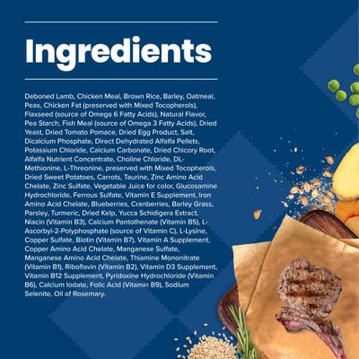 Show full view: Blue Buffalo Life Protection Formula Small Breed Adult Lamb & Brown Rice Recipe Dry Dog Food, 15-lb bag slide 6 of 12