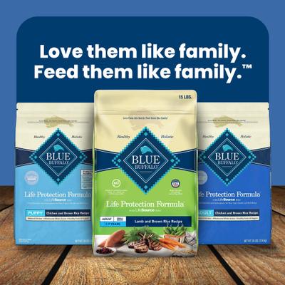 Show full view: Blue Buffalo Life Protection Formula Small Breed Adult Lamb & Brown Rice Recipe Dry Dog Food, 15-lb bag slide 10 of 12