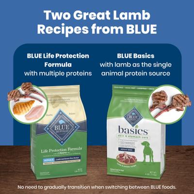 Show full view: Blue Buffalo Life Protection Formula Small Breed Adult Lamb & Brown Rice Recipe Dry Dog Food, 5-lb bag slide 4 of 11
