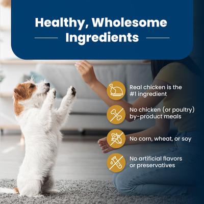 Show full view: Blue Buffalo Life Protection Formula Small Breed Healthy Weight Adult Chicken & Brown Rice Recipe Dry Dog Food, 15-lb bag slide 7 of 12