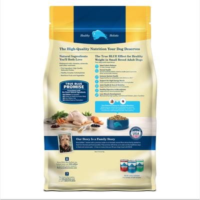 Show full view: Blue Buffalo Life Protection Formula Small Breed Healthy Weight Adult Chicken & Brown Rice Recipe Dry Dog Food, 5-lb bag slide 3 of 12