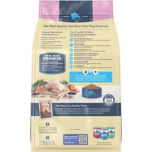 Blue Buffalo Life Protection Formula Small Breed Puppy Chicken & Oatmeal Recipe Dry Dog Food, 5-lb bag