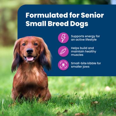 Show full view: Blue Buffalo Life Protection Formula Small Breed Senior Chicken & Brown Rice Recipe Dry Dog Food, 15-lb bag slide 5 of 12