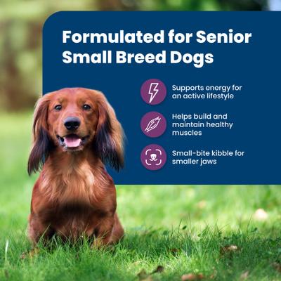 Show full view: Blue Buffalo Life Protection Formula Small Breed Senior Chicken & Brown Rice Recipe Dry Dog Food, 5-lb bag slide 5 of 12