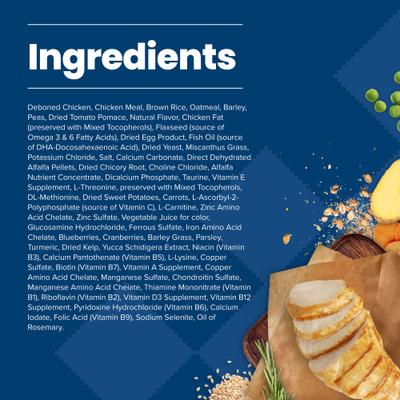 Show full view: Blue Buffalo Life Protection Formula Small Breed Senior Chicken & Brown Rice Recipe Dry Dog Food, 5-lb bag slide 6 of 12