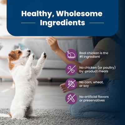 Show full view: Blue Buffalo Life Protection Formula Small Breed Senior Chicken & Brown Rice Recipe Dry Dog Food, 5-lb bag slide 7 of 12