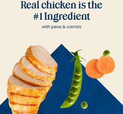 Blue Buffalo Love Made All Natural Chicken with Carrots & Peas Fresh Frozen Dog Food, 1-lb roll, bundle of 12 slide 2 of 9