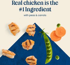 Blue Buffalo Love Made All Natural Chicken with Carrots & Peas Fresh Frozen Dog Food, 1-lb roll, bundle of 12 slide 2 of 9