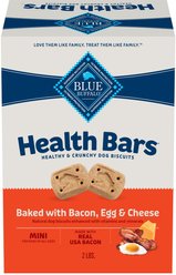 Blue Buffalo Health Bars Bacon, Egg & Cheese Mini Dog Treats, 2-lb box