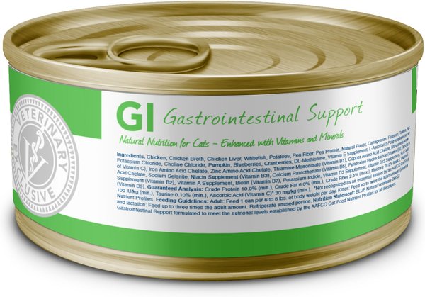 Blue Buffalo Natural Veterinary Diet GI Gastrointestinal Support Chicken Wet Cat Food