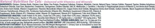 Show full view: Blue Buffalo Natural Veterinary Diet W+U Weight Management + Urinary Care Grain-Free Canned Cat Food, 5.5-oz, case of 24 + Blue Buffalo Natural Veterinary Diet W+U Weight Management + Urinary Care Grain-Free Dry Cat Food, 6.5-lb bag slide 3 of 7