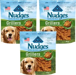 Blue Buffalo Nudges Grillers Chicken Dog Treats, 48-oz bundle